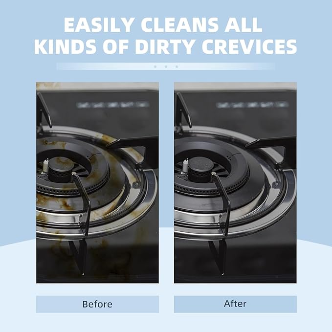 3Pcs Hard Bristle Crevice Cleaning Brush, Scrub Brush, Kitchen Sink Cleaning Brush, Grout Brush, Corner Brush Cleaning Tools for Toilet, Bathroom, Gap, Home, Household, Window (3, Black)
