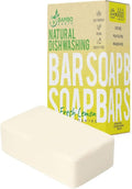 Natural Non-Toxic Dish Washing Soap - Dyes And Fragrance Free - Vegan Cruelty-Free Eco-Friendly And Zero Waste Dishwashing Handmade Solid Bar Soaps Detergent & Biodegradable (Lemon Single)