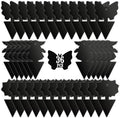 USKICH Sticky Trap Fruit Fly and Gnat Trap Sticky Bug Traps Fungus Traps for Indoor/Outdoor ，Insect Catcher for White Flies,Mosquitoes,Fungus Gnats,Lying Insects (36 Pcs Black)