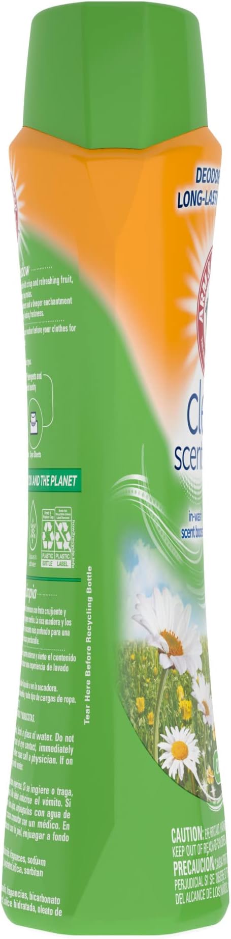 ARM & HAMMER Clean Scentsations In-Wash Scent Booster,Laundry Scent Booster Clean Meadow-scent,24 Oz,(Pack of 2)