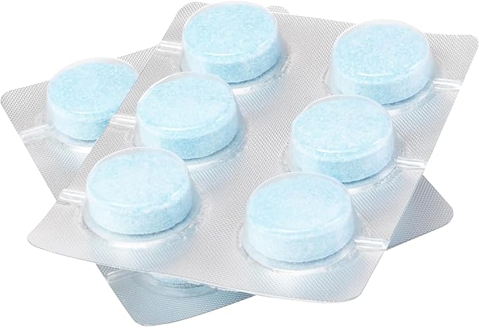 COMPAC HOME Plink Sink Drain Cleaner and Deodorizer, Air Fresheners for Garbage Disposal, Lemon Scented, Home Accessory Cleaning Products for Kitchen and Clogged Drain, 6 Count (Pack of 2), 12 Tablets