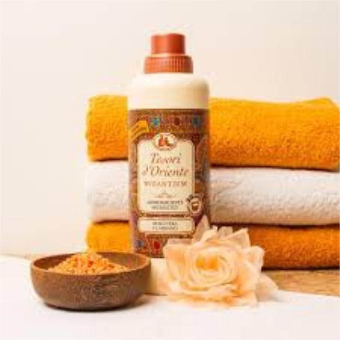 Tesori d'Oriente: Fabric Softener - "Byzantium" Black Rose and Labdanum 25.36 Fluid Ounces (750ml) Bottle