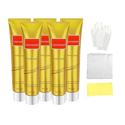 Instashine Metal Polish Cream, Ultimate Metal Polish Cream, All Metal Polish Cream, Instashine Metal Polish, Ultimate Metal Polishing Cream for Stainless Steel/Aluminum/Brass/Copper (5Pcs)