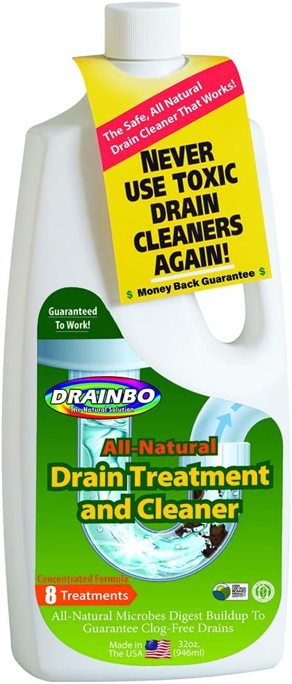 Household Drain Treatment and Cleaner, 32-Ounce