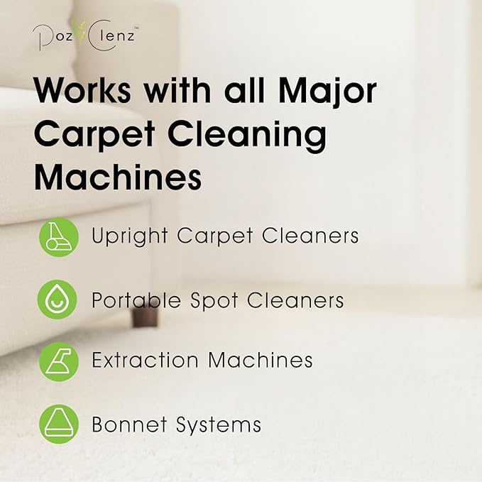 Triple-Action Carpet Cleaner | Cleans, Deodorizes & Brightens | Concentrated, 1 Quart | Low-Foam Multi-Surface Solution for Use on Carpets, Rugs & Upholstery.