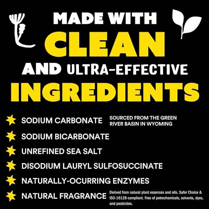 Molly's Suds Super Powder Detergent | Extra Strength Laundry Soap, Stain Fighting | Sensitive Skin | Simple, Effective Ingredients | Ocean Mist, 120 Loads Total (2 Pack)