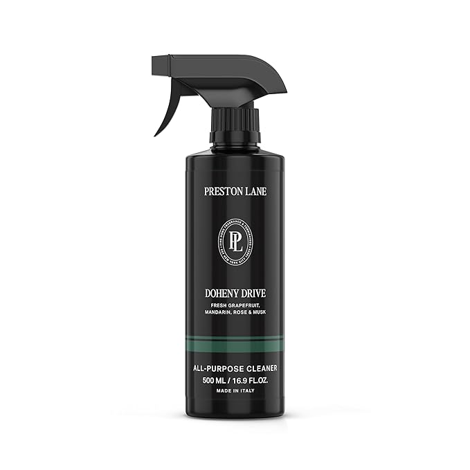 Preston Lane Luxury All-Purpose Cleaner, Doheny Drive Scent | Bio-Based Multi-Surface Spray | Streak-Free Finish, Lifts Dirt, Smudges & Grease | Vegan & Cruelty-Free