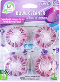 Toilet Bowl Cleaner Tablets 4 Pack Lavander Scent, Slow Releasing Toilet Tank Cleaners for Deodorizing, Descaling & Continuous Bathroom Freshness