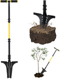 Jardineer Garden Shovels for Digging with Long Handle, Root Shovel for Cutting Roots with Comfortable Grip