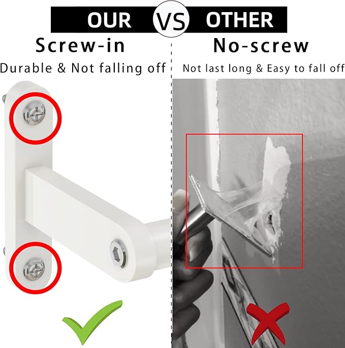 White Towel Bar 16 Inch, KLJKPA Towel Bar for Bathroom Wall Hanging Bath Towels, Stainless Steel Heavy Duty Single Towel Rod