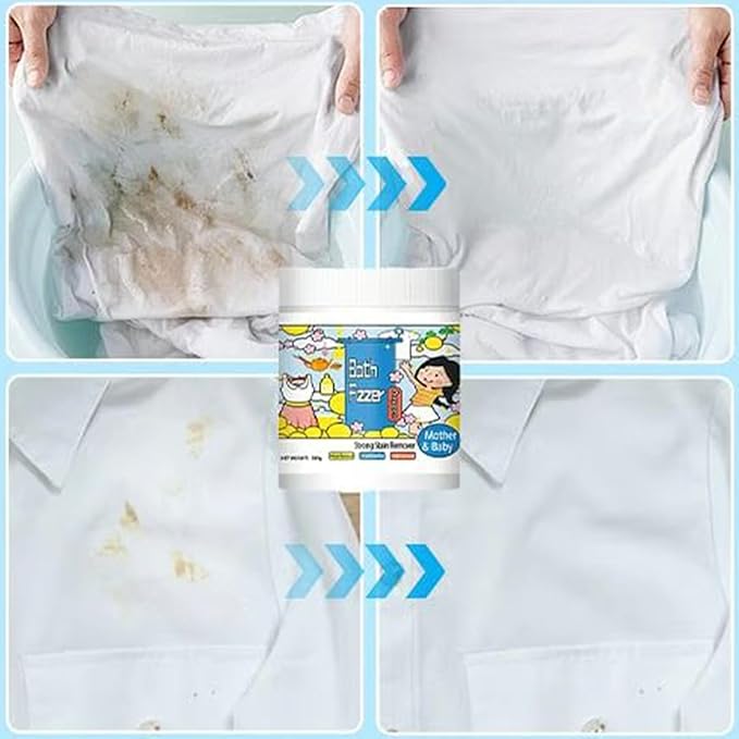 Stain Remover For Clothes Laundry 500g Powerful Hyper Concentrated Carpet Cleaner Laundry Fast Acting Powders No-Remainder Laundries Detergent Powders For Home Shirt Bathroom Household Daily
