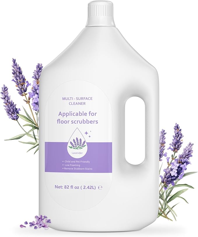 82 FL OZ/2.42 L Lavender Scented Floor Cleaning Solution Compatible with Eufy Omni C20, X8 Pro, X10 Omni, G series, L Series Robot Vacuums, Deep Cleans for Multiple Hard Floors