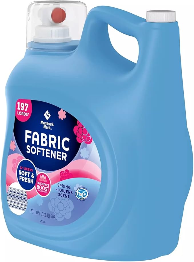 Member's Mark Liquid Fabric Softener, Spring Flowers (170 Ounce)