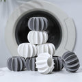 10Pcs Reusable Laundry Balls Scrubbing Balls Gray White Silicone Dryer Balls Washing Machine Ball Fabric Softener Alternative for Clothes Deep Cleaning Anti-Winding
