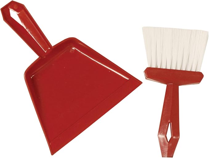 S M Arnold Dust Pan & Whisk Broom Set Cleaning Supplies