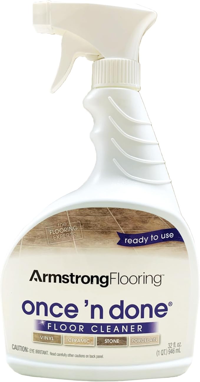 Armstrong Flooring S-334 Once'n Done Resilient and Ceramic Floor Cleaner Spray 32 Fl oz