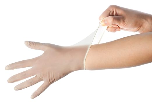 CARE PLUS Pro Vinyl Clear Gloves - Small Size, 100 Count | Latex-Free, Powder-Free, Heavy Duty, Non-Sterile, | Food Prep, Kitchen & Cleaning Gloves, Hair Coloring | Ideal for Professional Use