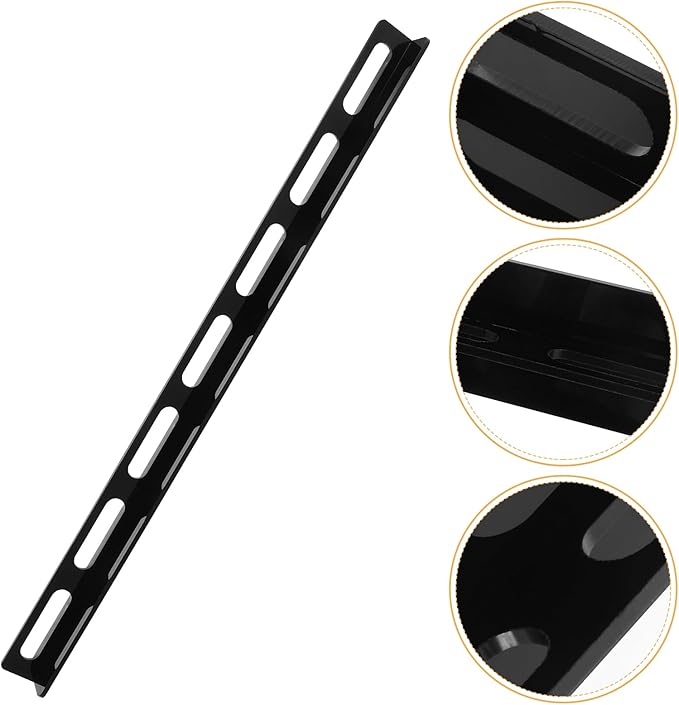 Wall-Mounted Acrylic Sunglasses Rack with Black Finish, Eyewear Organizer for Glasses Storage and Display, Space-Saving Hanging Glasses Holder for Home and Office