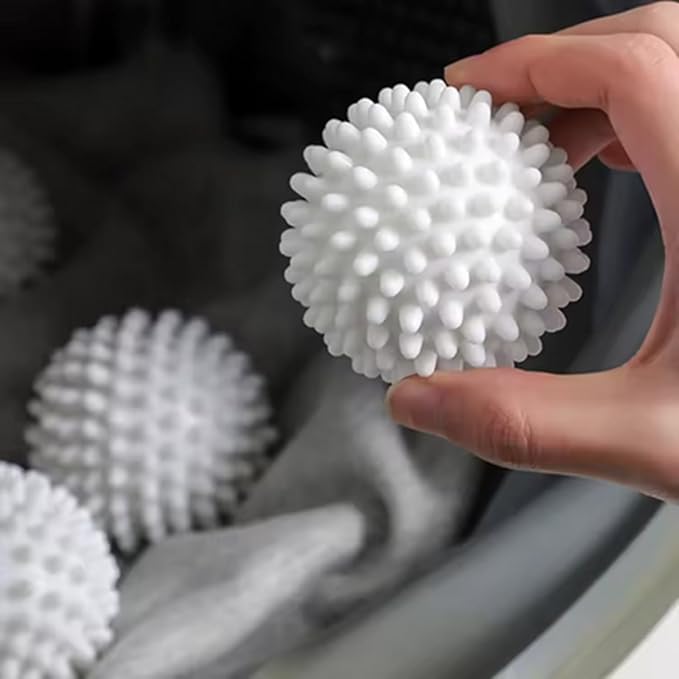 Reusable Laundry Balls, Household Anti-Winding Laundry Cleaning Supplies, 5 Pack White
