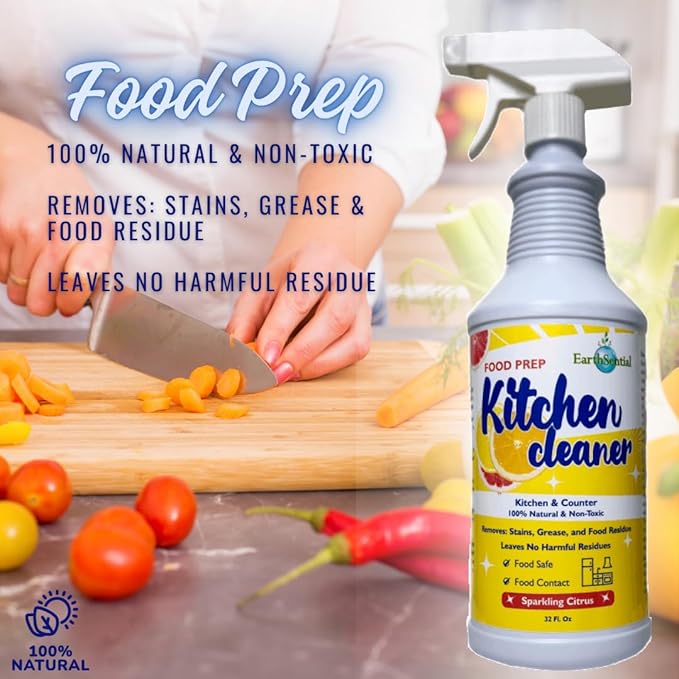 Food Prep Kitchen Cleaner 100% Natural and Non-toxic