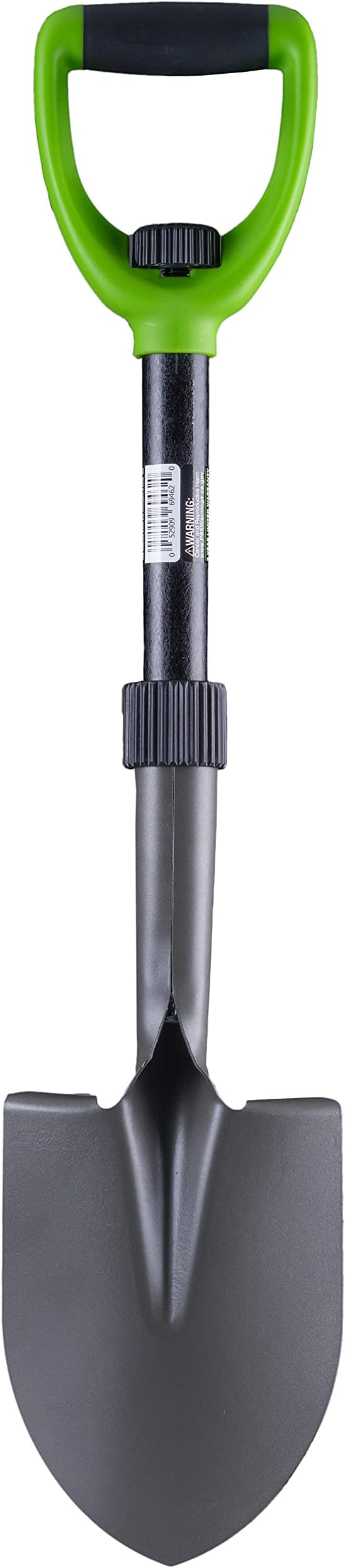 Earthwise 26.5 Inch Carbon Steel D-Handle Compact Collapsible Trenching Mini-Shovel