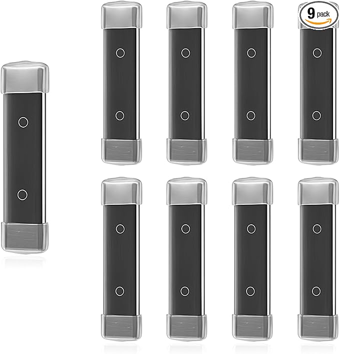 9 Pcs Magnetic Toilet Bowl Cleaner Black Toilet Cleaning Magnets Magnetic Tank Cleaner for Household Bathroom Cleaning Supplies Against Stains No Chemicals
