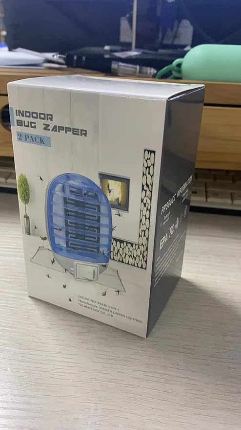 2 Packs Bug Zapper Indoor, Fly Traps for Indoors, Insect Traps for Home Mosquito Killer for Kids & Pets, Home, Kitchen, Bedroom, Baby Room, Office-8