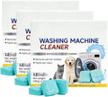 Washing Machine Cleaner Tablets, 12 Pack for a 6 Month Supply, Formulated for Pet Owners, Eliminates Odors, Lint and Detergent Buildup (3 Box)