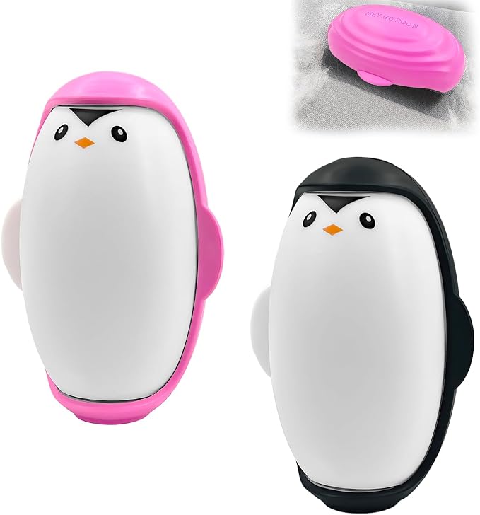 2Pcs Reusable Lint Roller Set, Portable Mini Travel Lint Roller, Washable Sticky Roller, Mini Pet Hair Removal Tool,Easy Removing Hair on Clothes Sofa Bed Carseat (4.2X2.9 inch)