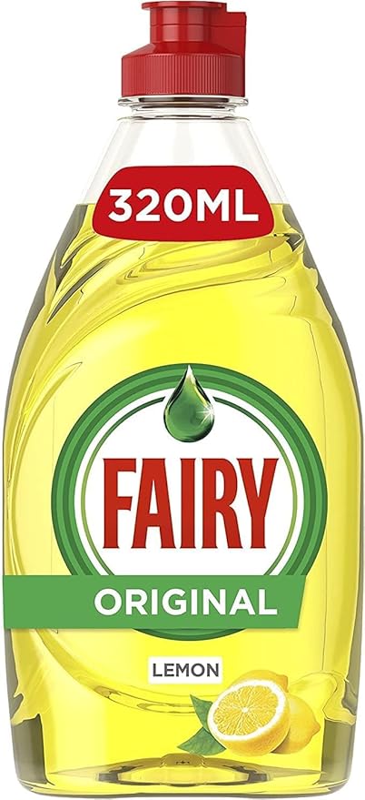 Fairy Washing Up Liquid Lemon (320ml) - Pack of 2
