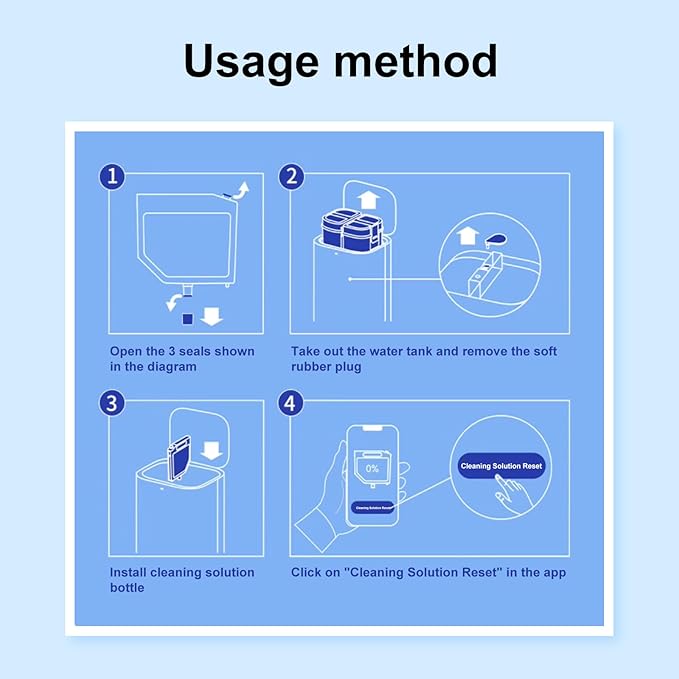Floor Cleaning Solution Compatible with Dreame Cleaning Solution, Multi-Surface Original Flavor L10 Ultra Detergent, Compatible with L10s Ultra Robot Vacuum (10.52 Fl Oz) (1 Bottle)