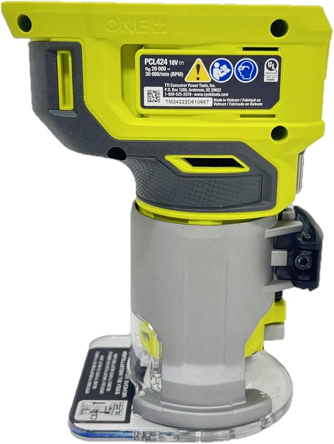 RYOBI ONE+ 18V Cordless Compact Fixed Base Router Tool Only (Battery Not Included) - PCL424B