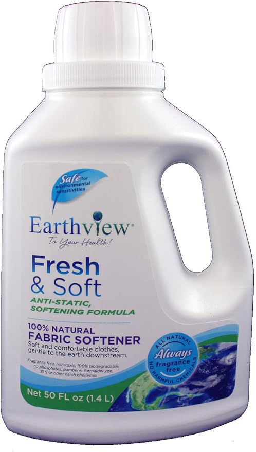 Fabric Softener, Fragrance Free, 2 pk/ 50 oz, Super Softening- Designed for Environmental Sensitivities (MCS, EI, MI)