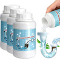 Drain Cleaner Powder, Powerful Sink Cleaner Powder Fast Foaming for Kitchen Toilet Pipeline Quick Cleaning Tool (3 Pcs)