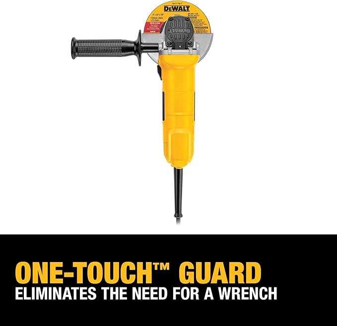 DEWALT Angle Grinder, One-Touch Guard, 4-1/2 -Inch (DWE4011)
