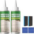 Nano Crystal Coating Agent For Tile & Furniture, 2026 New Granite Countertop Cleaner and Sealer with Protection, Quartz Marble Stone Polish Cleaner for Permanent Hold & Shine Effect Fast Drying (2Pcs)