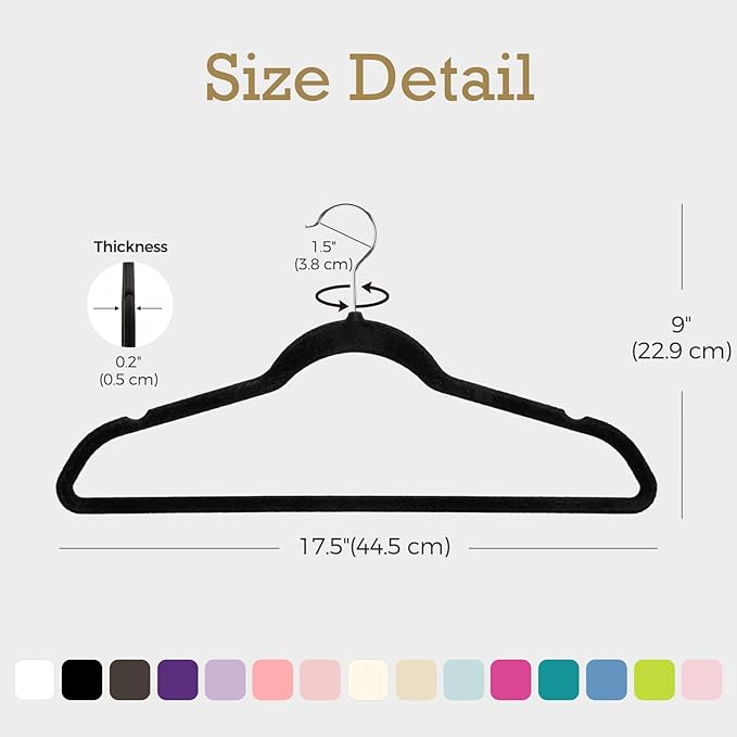 HOUSE DAY Black Velvet Hangers 5280 Pack (88 Cases, 60P/Case) Pallet Package for Small Business, Non Slip Clothes Felt Hanger Heavy Duty for Coat, Premium Slim Space Saving Suit Hangers