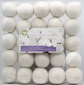 Wooland Wholesale Bulk Laundry XL Premium Wool Dryer Balls - 100% New Zealand Organic Wool Natural Fabric Softener for Sensitive Skin, Babies (25 Count)