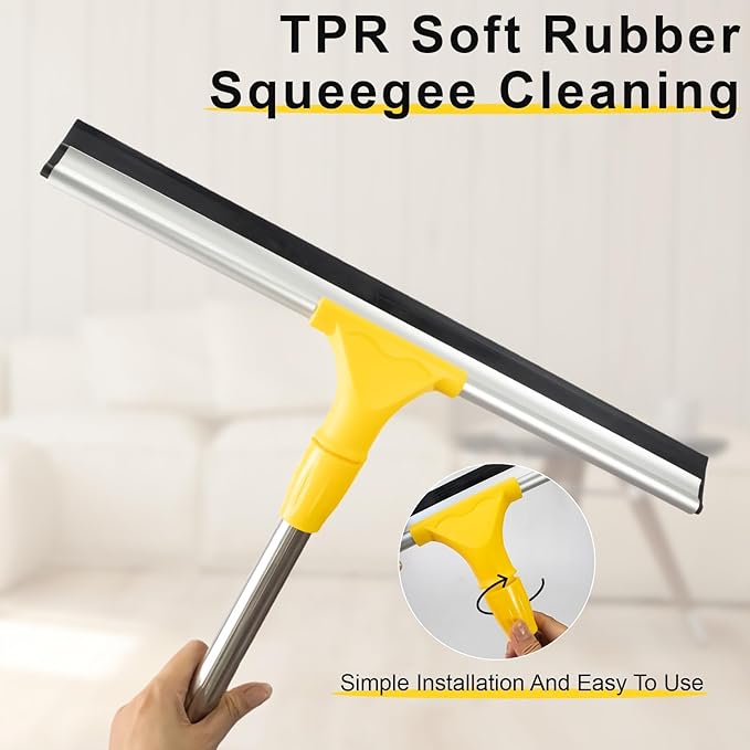 Yellow Stainless Steel Squeegees