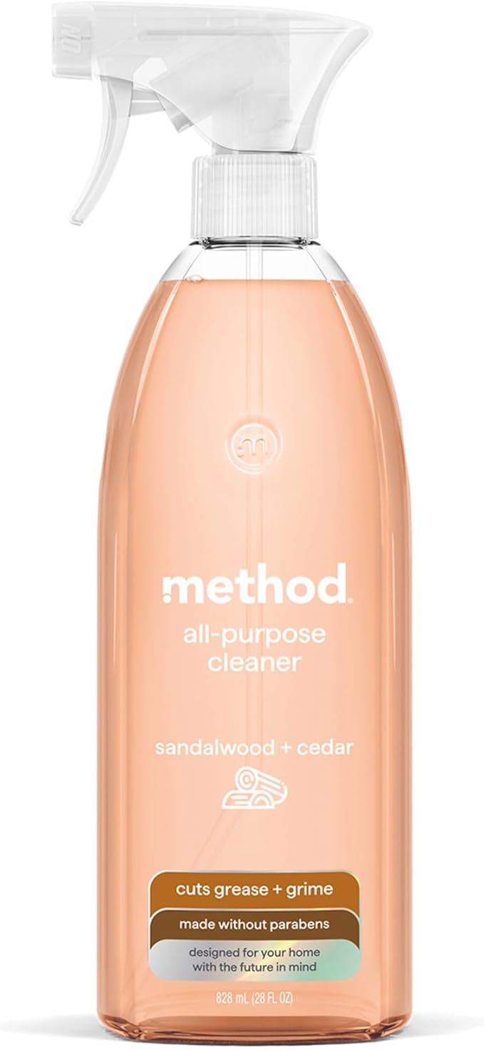 Method All-Purpose Cleaner, Sandalwood + Cedar, 28 fl oz, 4 pack