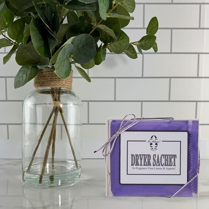 Le Blanc® Lavender Single Pack Dryer Sachet - Luxury Scented Fabric Sachet for Your Dryer (1 Pack)