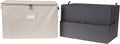 Covermates Keepsakes - Adjustable Zip-Top Storage Box - Configurable FlexGrid Compartments - Heavy Duty Polyester- Reinforced Handles - Stackable Design - Indoor Storage, Beige Heather