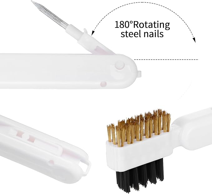 Kitchen Stove Cleaning Brush Scraper Tool Set Heavy Duty Stainless Steel Putty Scraper Stoves Deep Gas Stove Brass Wire Brushes Cleaning Brush Grime Rust Cleaner for Gas Cooktop Pot Pan