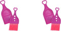 Pink Mini Dustpan with Brush - Set of 2