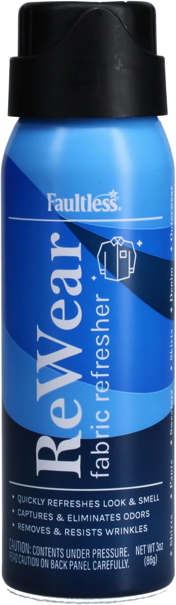 ReWear Fabric Refresher On-The-Go 3 oz. Multipack (6-Pack) - TSA-Friendly Travel Size, Wrinkle & Odor Remover for Clothes