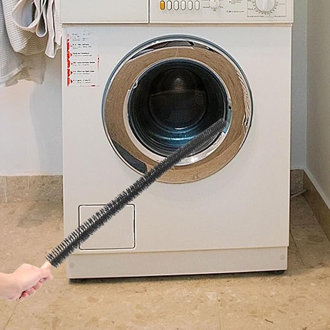 UKCOCO 2pcs Washing Machine Cleaning Brushes Long Handle Lint and Drain Pipe Cleaner for Dryer Vents and Washer Tubes Multi-Purpose Household Cleaning Tools