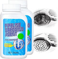 Pipeline Dredging Agent, 2025 New Powerful Powerful Pipe Dredging Agent for Bathroom Kitchen Sink And Drain Cleaner (2PCS)