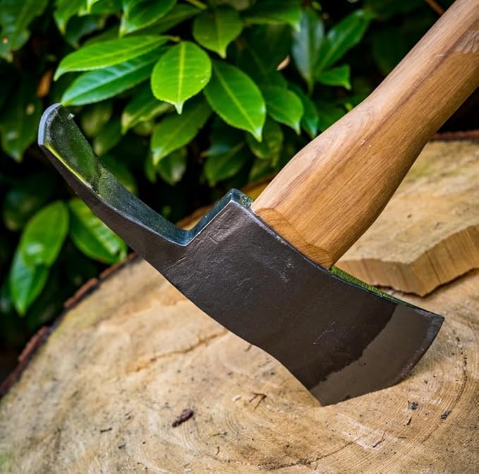 Adler - The Pulaski Axe - German Made Dual Axe/Hoe Head Multi-Tool for Camping & Landscaping, 3.5 lb Head, 27.5" Anti-Slip Handle