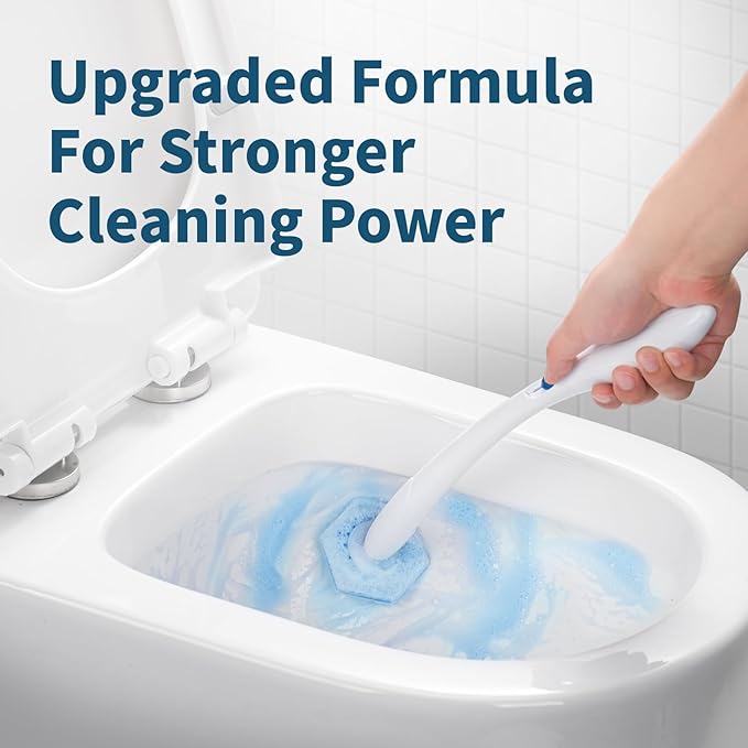 Compatible with Clorox Toilet Wand – Disposable Toilet Brush Head Refills (60 Count), Wand Not Included