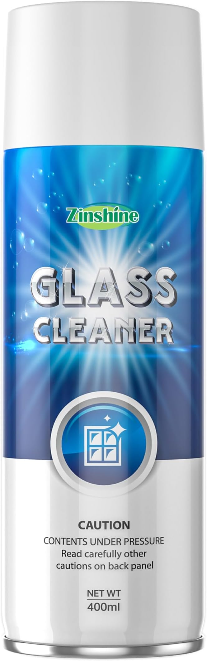 Glass and Window Cleaner Spray - Ammonia-Free Glass Cleaner, Foaming Cleaning Spray, Safe for Tinted Non-Tinted Windows, Streak-Free Shine for Auto and Home, 14 fl oz